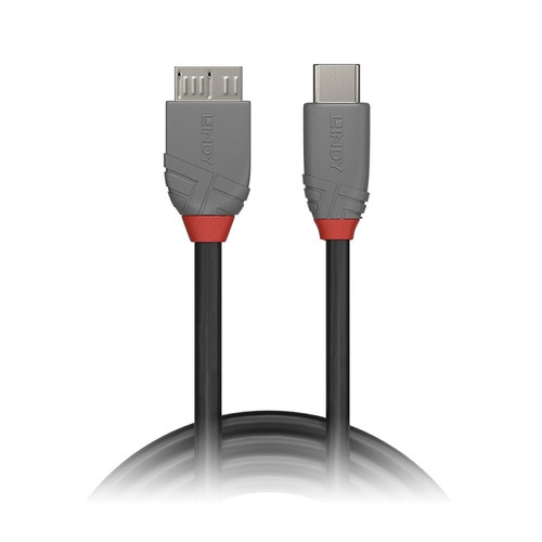 Lindy 3m USB-C to Micro B Cable Aluminium