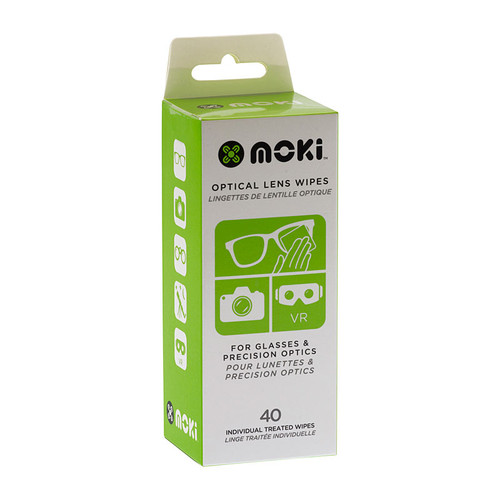 Moki Optical Lens Wipes 40 Pack