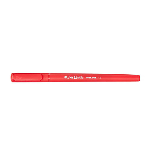 Paper Mate Write Bros 1.0mm BP Red Pack of 12