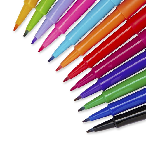 Paper Mate Flair Felt Tip Assorted Pack of 12 Box 12