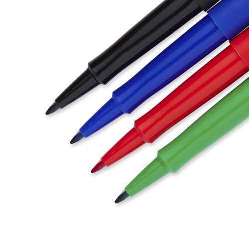Paper Mate Flair Felt Tip Assortedt Pack of 4 Box 6