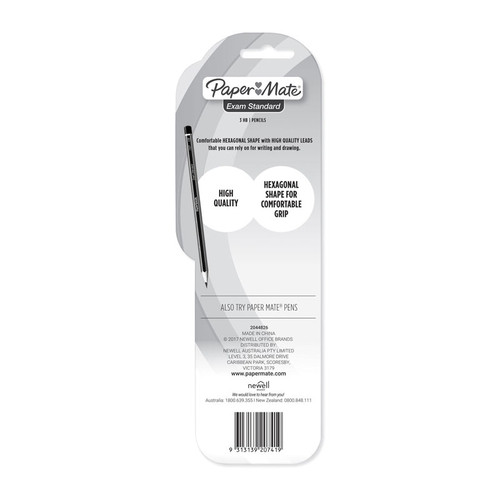 Paper Mate HB Woodcase Pencil Pack of 3 Box 12