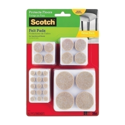 Scotch Felt Pads SP845 Pack of 162 Box 4