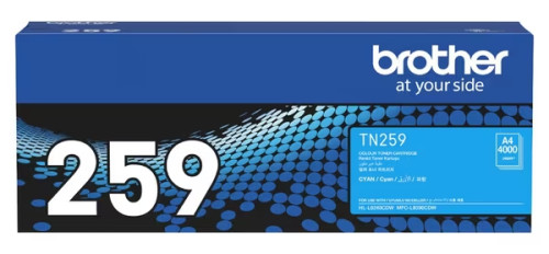 Brother TN259 Cyan Toner Cartridge - 4,000 pages