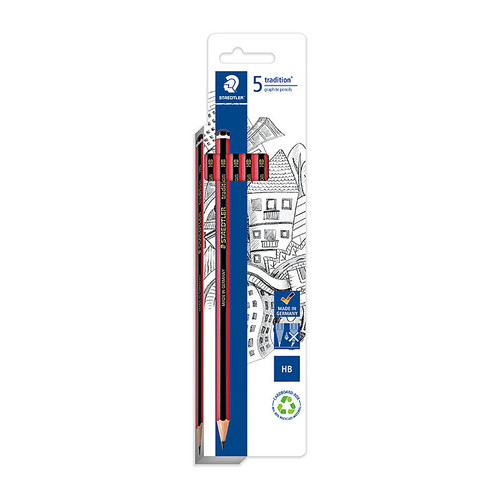 Staedtler Traditional Pencil HB Pack of 5 Box 10