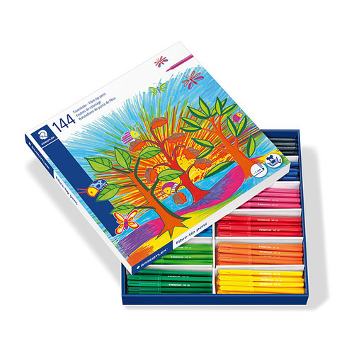 Staedtler Fibre Tip Pen Assorted Pack of 144