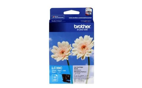 Brother LC-39C Cyan Ink Cartridge - 260 pages