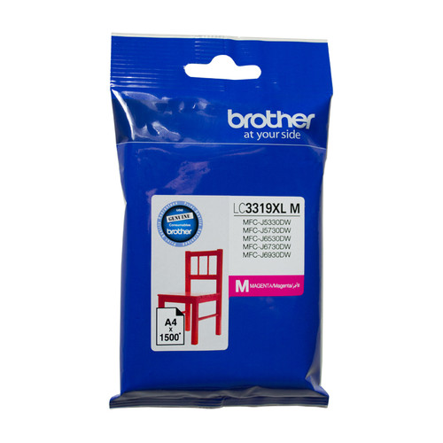 Brother LC-3319XL Magenta Ink Cartridge - 1,500 pages