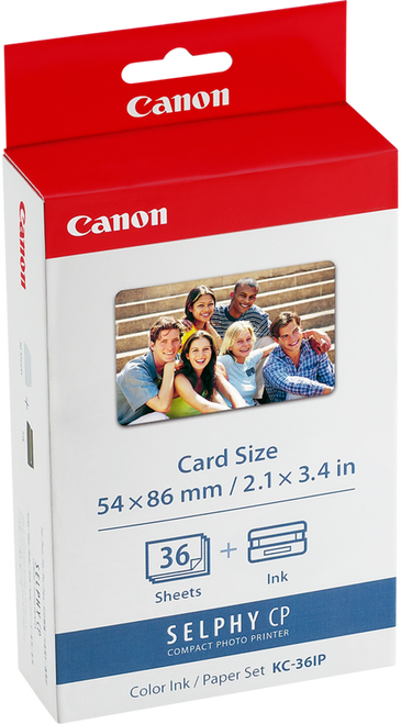 Canon KC36IP Ink & Paper - 36 Sheet Pack (6" x 4")