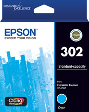 Epson 302 Cyan Ink Cartridge