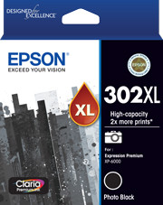 Epson 302XL Photo Black Ink Cartridge
