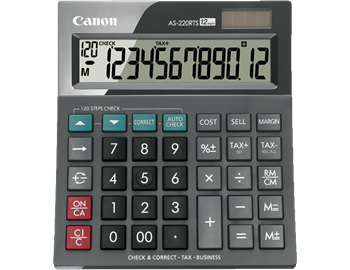 Canon AS-220RTS Calculator