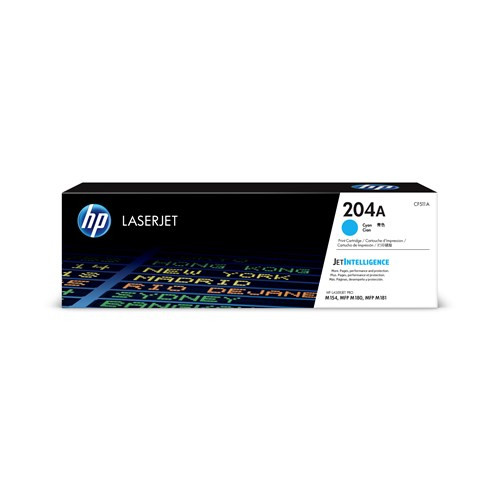 HP 204A Cyan LaserJet Toner Cartridge - CF511A