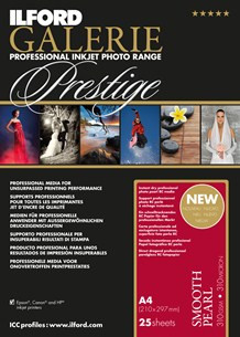 Ilford GALERIE Smooth Pearl (310gsm) A3+ 25 Sheets