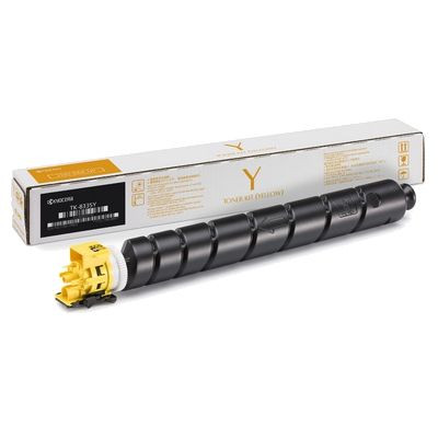 Kyocera TK8339 Yellow Toner Cartridge - 15,000 pages