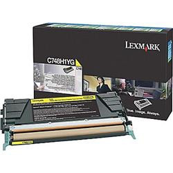Lexmark C748 HY Yellow Prebate Cartridge - 10,000 pages