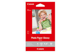 Canon 4x6 Glossy Photo Paper - 50 sheets 210GSM