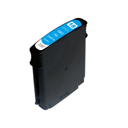 Compatible HP No.18 (C4937A) Cyan Ink Cartridge