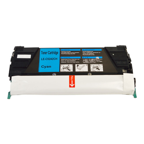Compatible Lexmark C534DN Cyan Prebate Toner Cartridge High Capacity - 5,000 pages