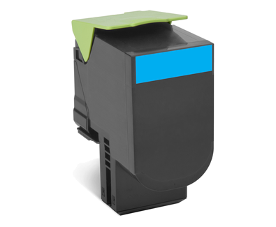 Compatible Lexmark 808HC HY Cyan Toner - 3,000 pages