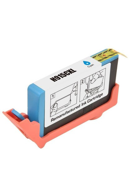Compatible HP 915XL Cyan Ink Cartridge  - 825 pages - Remanufactured