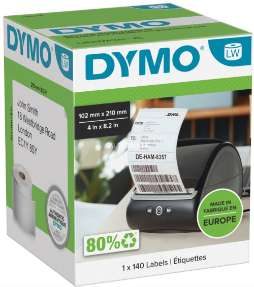 Dymo Label Writer Labels DHL 102 x 210mm Box of 140 Labels
