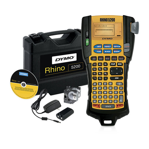 Dymo Rhino 5200 Label maker Industrial Kit with Hard Case