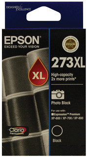 Epson 273XL High Capacity Photo Black Ink Cartridge