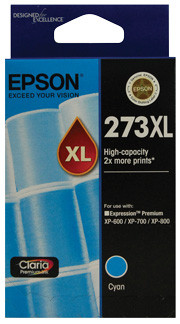 Epson 273XL High Capacity Cyan Ink Cartridge