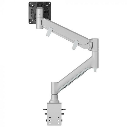 Atdec FORTIS Heavy Duty Dynamic Monitor Arm. F-Clamp Desk Fixing. Min. Load 6kg. Max Load 16kg. Up to 49" screens. Silver
