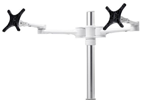Atdec Dual Arm Desktop Monitor Mount White