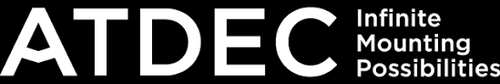 Atdec Single Floor-to-Ceiling Mount ADBS-1-4FCF with 1.5m pole