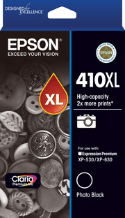 Epson 410XL Claria Premium Photo Black Ink