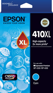 Epson 410XL Claria Premium Cyan Ink