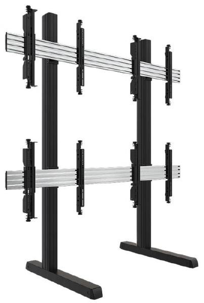 Atdec 2x2 freestanding floor mount. Max load/display: 50kg. Universal VESA