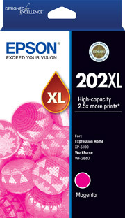 Epson 202XL Magenta Ink Cartridge - 470 pages