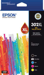 Epson 302XL 5 HY Ink Value Pack