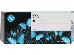 HP #738 130ml Black Ink 498P2A