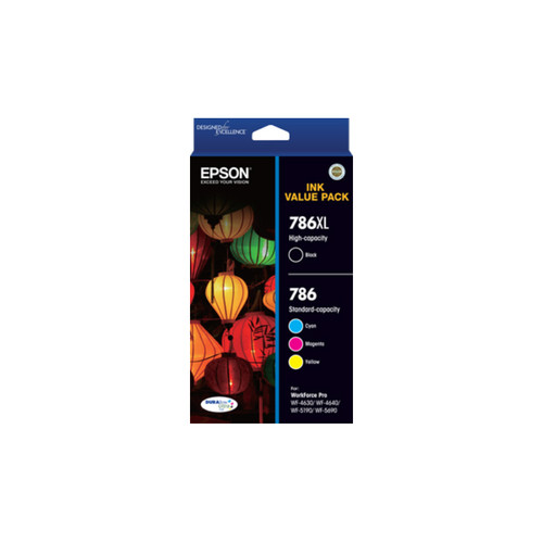 Epson 786 Ink Value Pack 3 Colour plus Black