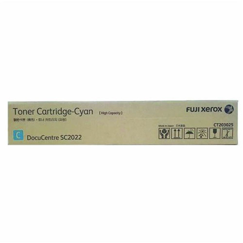 Fuji Xerox CT203025 Cyan Toner Cartridge - 14,400 pages
