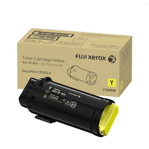 Fuji Xerox CT203048 CP505D  Yellow Toner Cartridge - 11,000 pages