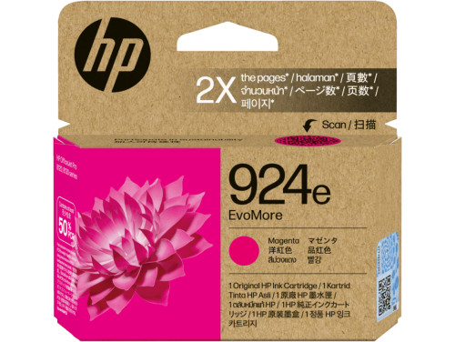 HP #924e Magenta Ink 4K0V8NA - 800 pages