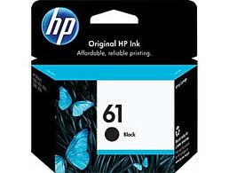 HP No.61 Black ink Cartridge - 190 pages