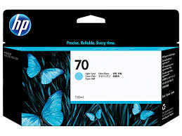 HP No 70 Light Cyan Inkjet Cartridge  130ml