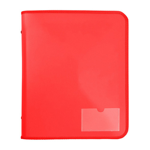 Marbig ZipBinder Ring 25mm 2D W/Case Red