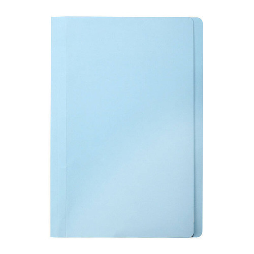 Marbig Manilla FolD Ring Foolscap L/Blue Pk20