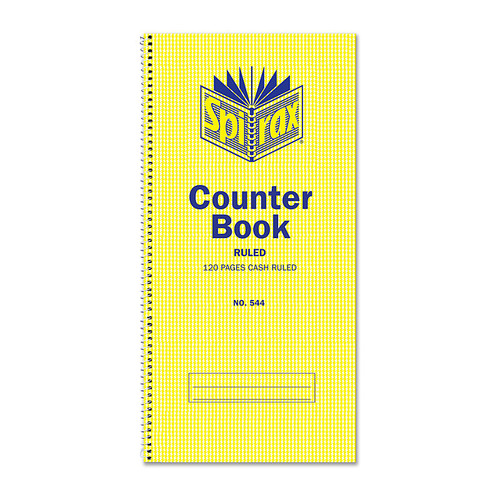 Spirax 544 Counter Book Cash Pack of 10