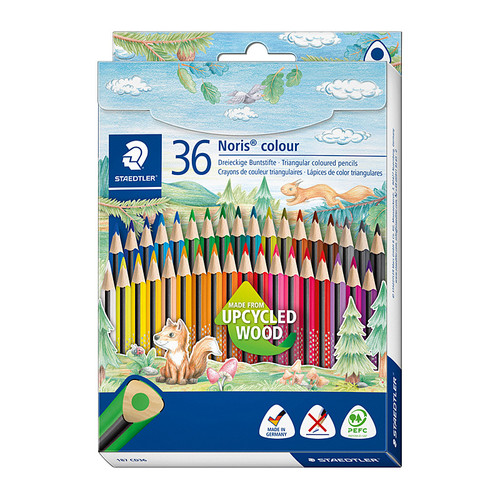Staedtler Noris Colour Triangular Pencil Box of 36