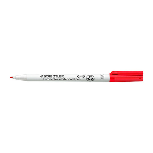 Staedtler Lumo Whiteboard Pen Red Box of 10