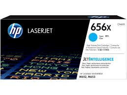 HP #656X Cyan Toner Cartridge - 22,000 pages